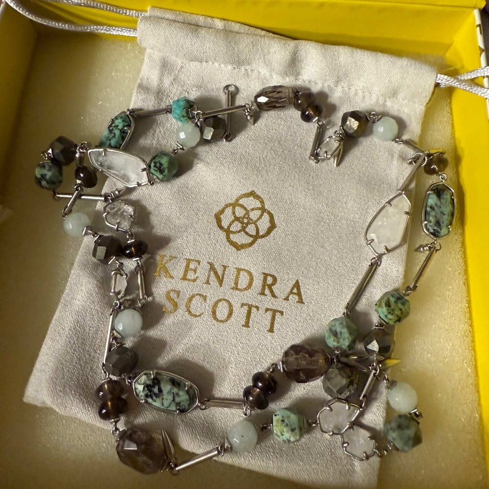 Kendra Scott necklace turquoise